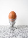 Eggcup on granite worktop Royalty Free Stock Photo