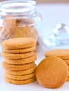 Eggless butter cookies or biscuits Royalty Free Stock Photo