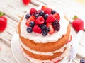 Eggless cake Royalty Free Stock Photo