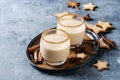 Eggnog Christmas cocktail Royalty Free Stock Photo