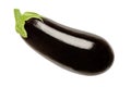 Eggplant from above, also called aubergine or brinjal Royalty Free Stock Photo