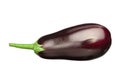 Eggplant or aubergine isolated on white background. Full depth of field Royalty Free Stock Photo