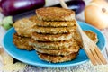 Eggplant couscous patty cakes