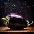 Eggplant fresh raw organic vegetable