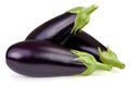 Eggplant isolated on white