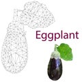 Eggplant Low Poly