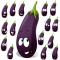 Eggplant with many expression