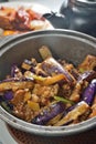 Eggplant minced pork Royalty Free Stock Photo