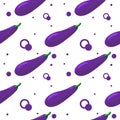 Eggplant pattern