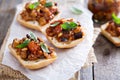 Eggplant and tomato caponata Royalty Free Stock Photo