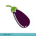 Eggplant - Vegetable Icon Vector Logo Template Illustration Design. Vector EPS 10