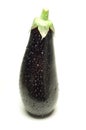 Eggplant whit drops Royalty Free Stock Photo