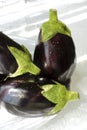 Eggplants in natural light