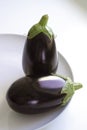 Eggplants in natural light