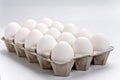 Eggs in the box Royalty Free Stock Photo