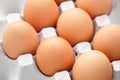 Eggs in box Royalty Free Stock Photo