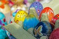 Eggs decorated ornamental for Easter