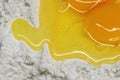 Eggs and flour Royalty Free Stock Photo