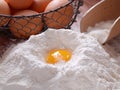 Eggs and flour