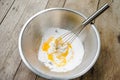 Eggs and flour