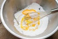 Eggs and flour