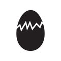 Eggs hatch icon symbol vector