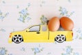 Eggs old vintage style Royalty Free Stock Photo