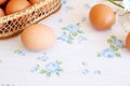 Eggs old vintage style Royalty Free Stock Photo