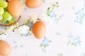 Eggs old vintage style Royalty Free Stock Photo