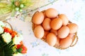 Eggs old vintage style Royalty Free Stock Photo