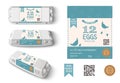 Eggs Package Template Royalty Free Stock Photo