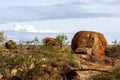 Eggs of the Rainbow Serpent, Devils Marbles Conservation Reserve, Northern Territory, Australia Royalty Free Stock Photo