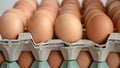 Eggs for sale on a market