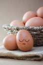 Eggs sleep