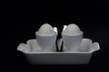 Eggs for Two with Spoons Royalty Free Stock Photo