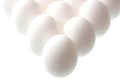 Eggs on white