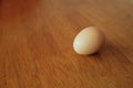 Eggs on wooden table background