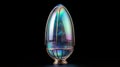Eggshape capsule in opalescent colors Royalty Free Stock Photo