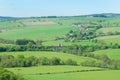 Eglingham village, castle ruins and bridge Royalty Free Stock Photo