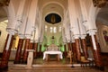 Eglise Notre Dame Des Victoires, the French Church San Francisco, nave. Royalty Free Stock Photo