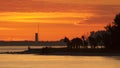 Egmont Key Lighthouse Royalty Free Stock Photo