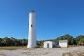 The Egmont Key lighthouse in Tampa Bay, Florida Royalty Free Stock Photo