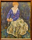 Egon Schiele - Portrait of the ArtistÃ¢â¬â¢s wife Edith Schiele (1917-18) - Belvedere Museum, Vienna Austria Royalty Free Stock Photo