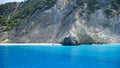 Egremni beach in Lefkada, Ionion sea, Greece Royalty Free Stock Photo