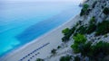 Egremni beach in Lefkada, Ionion sea, Greece Royalty Free Stock Photo