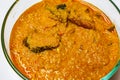 Seafood Egusi (Egunsi) stew a Nigeria cuisine from melon seed