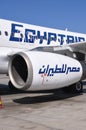 Egypt Air airline Royalty Free Stock Photo