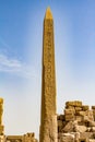 Egypt, Aswan, ancient temples, temple, monument, history, pharaohs, pharaoh, pharaonic, landmark, karnak temple, obelisk Royalty Free Stock Photo