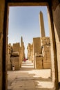 Egypt, Aswan, ancient temples, temple, monument, history, pharaohs, pharaoh, pharaonic, landmark, karnak temple, obelisk Royalty Free Stock Photo