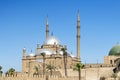 The Saladin Citadel - the Mosque of Muhammad Ali or Mohamed Ali Pasha, also known as the Alabaster Mosque. Egypt. Cairo Royalty Free Stock Photo